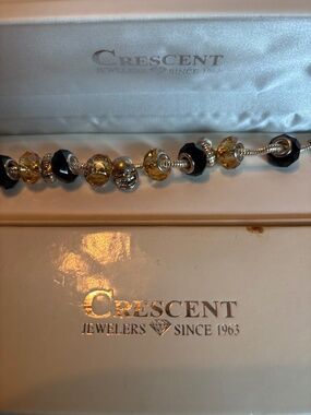 Football charm bracelet
